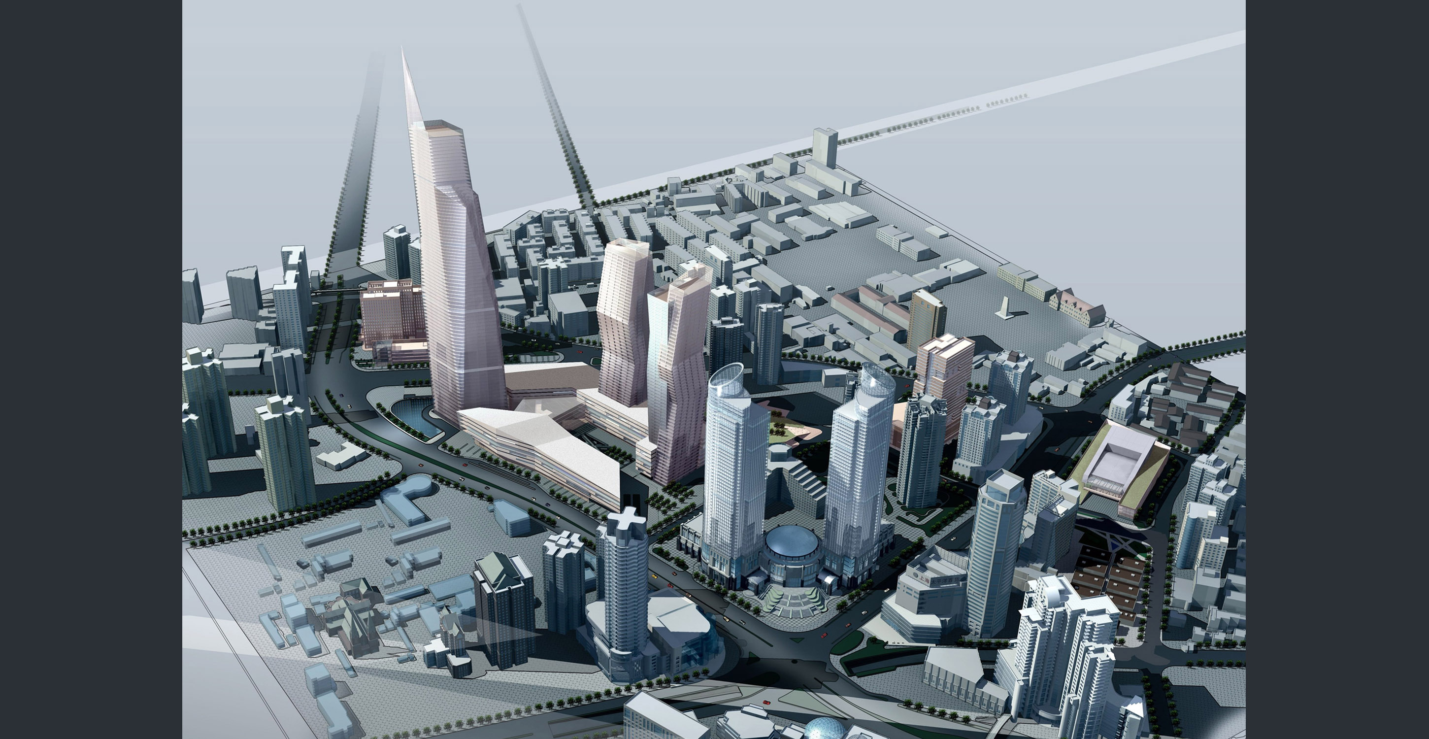 Xujiahui Master Plan & Supertall Tower - photo 10